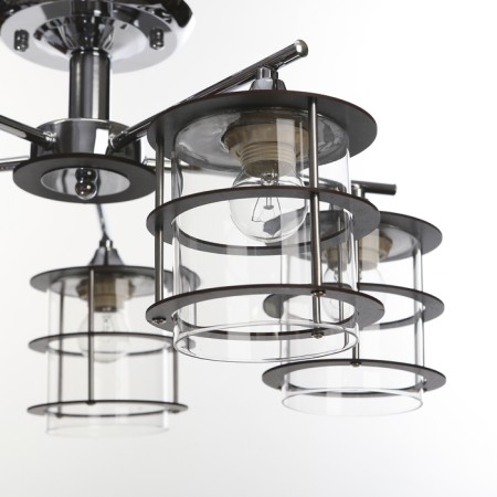 Help "Egan" E27 5x60W silver 53x53x30 cm Bayerlux-2
