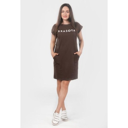 Futabol dress, size 48, brown color