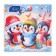 New Year's napkins Paper Grandpero Deluxe "Penguins", 3 layers, 33x33 cm, 20 pcs