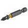 Denzel 11655 bit set, hexagonal profile, PZ1 x 50 mm, steel S2, 10 pcs.