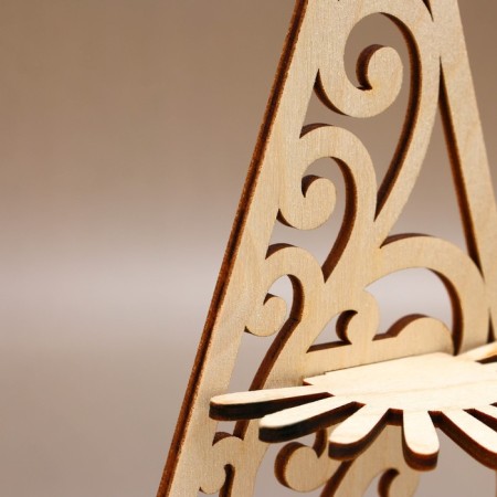 Salvetnik from plywood "Christmas tree"-4