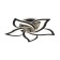 LED ceiling LED with Ambrella Light, Original, Fa4472, 56 W, 4480LUM, 3000-6400K, Black Color.