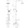 LEMARK LINARA LM0462C shower system, single -leaf, tropical shower, watering can