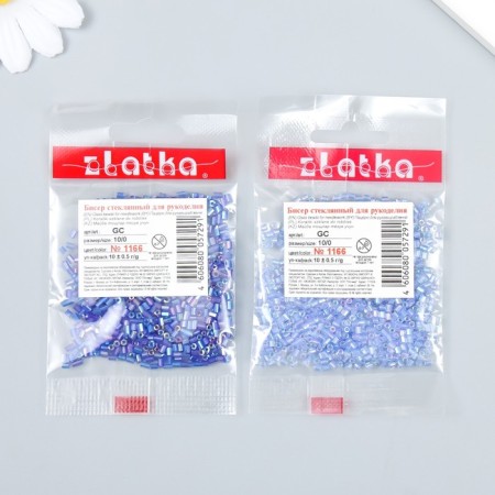 Beads "Zlatka" cabin 10/0, 10 g, No. 1166 St. Mix-3