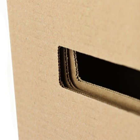 Box with a lid 250 x 340 x 260 mm, calligrata, microgofrodcarton, brown-3
