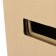 Box with a lid 250 x 340 x 260 mm, calligrata, microgofrodcarton, brown