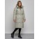 Coat insulated winter female, size 48, green color