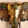 Panel wall "Elephant Head" 33x13x40 cm