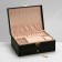 Station for jewelry "Casket" 2 tiers, 17 × 23 × 10 cm, black color