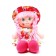 Soft doll "Girl", a flower dress, color mix