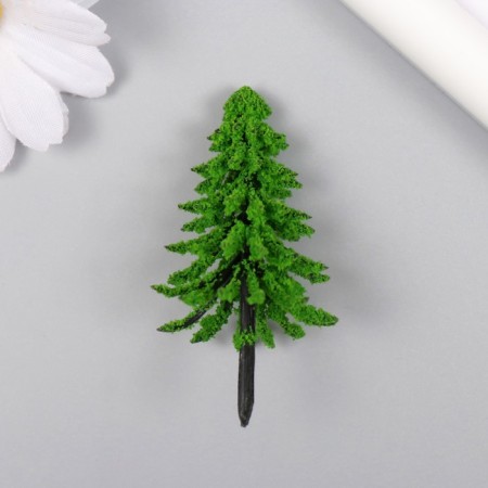 Artificial plant for creativity plastic "Christmas tree" 6 cm