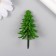 Artificial plant for creativity plastic "Christmas tree" 6 cm