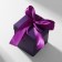 Gift box "Present" 6 × 6, purple