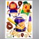 Sticker Plastic Interior Color "baseball players" 50x70 cm
