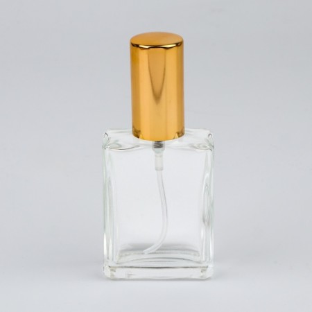 Perfume bottle, with a spray, 15 ml, golden color-8