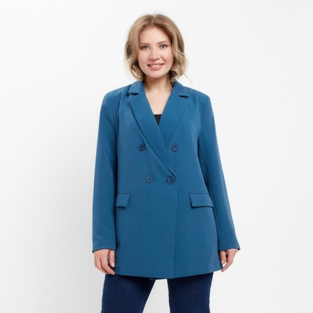 Women's jacket Minaku: classic color sea wave, river 52