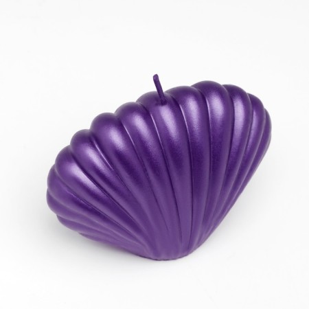 Figure candle "shell", 4x9x6.5 cm, purple, in the box-5
