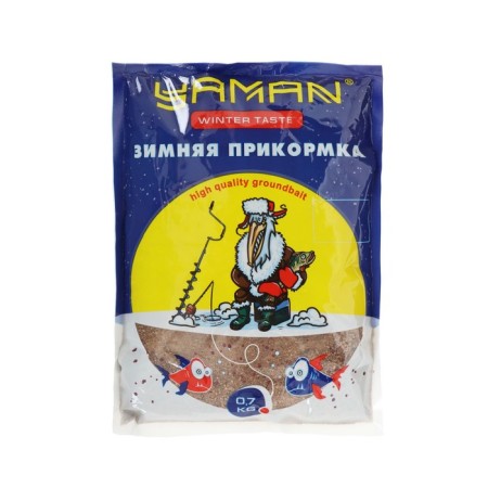 Bait Yaman Winter Taste winter bream, chocolate, brown color, 700 g