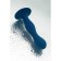 Satiffyer Double Ball-R phallimitator, 18 cm, silicone, blue color