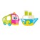 A set of rattles "Machine and boat", 2 pcs, color mix, crush me