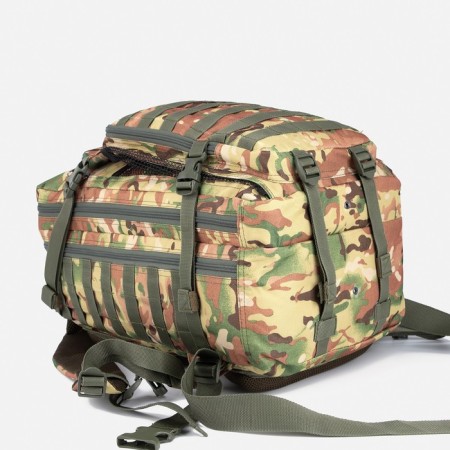 Tactical backpack, TAIF, 35 l, lightning department, 3 outer pockets, camouflage color/beige-4