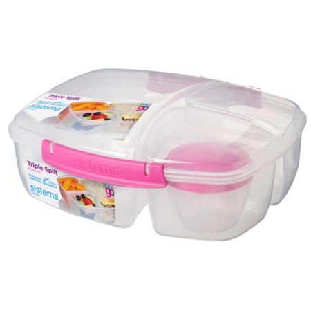 Container with a jar of Sistema, 3-section, 2 l-2