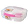 Container with a jar of Sistema, 3-section, 2 l
