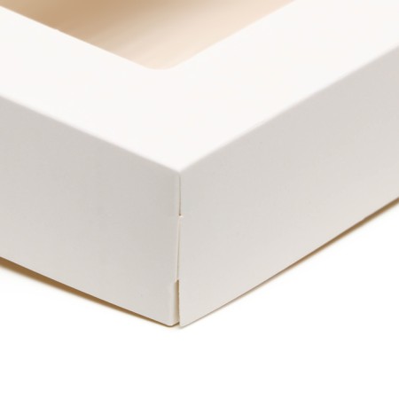 Container for removal, with a window, white, 20 x 12 x 4 cm, set 10 pcs.-2
