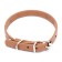 Clopanese collar made of artificial leather, 30.5 x 1 cm, mix of flowers