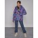 Ski jacket female winter, size 44, blue color