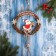 New Year's Suspension "Wreath Svetki with Santa Claus" D-18 cm