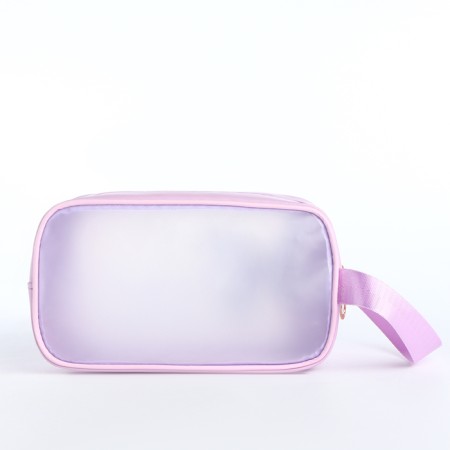 Lightning cosmetic bag, lilac color-1