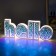 Hallow's nightlight Led usb from 3haa white batteries 36x13x4 cm Risalux