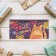 Wooden envelope "Happy Birthday!" cat, 17x8 cm