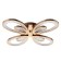 Causteen with PDU 1829/4GD LED 128W 3000-6000k Dimmer chrome gold 58x46x6.5 cm Bayerlux