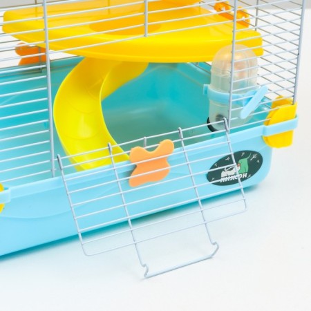 The cage for rodents "Pigzon", 31 x 24 x 46 cm, blue-8