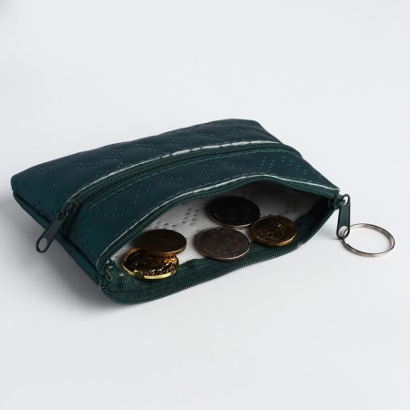 Women's wallet with lightning, green color-4