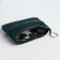 Women's wallet with lightning, green color