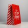 Package Laminated Vertical “Gift from Santa Claus”, ML 23 x 27 x 11.5 cm, New Year