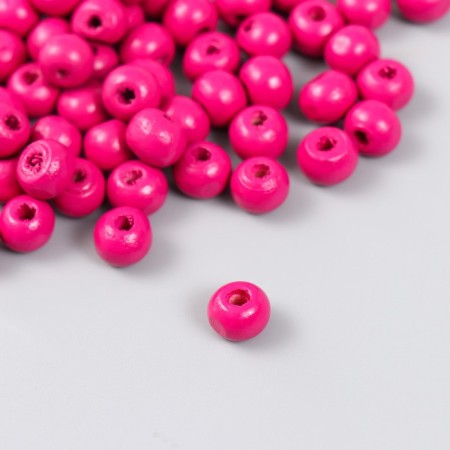 Beads for creativity tree "Imperial fuchsia" d-0.8 cm, set of 20 g