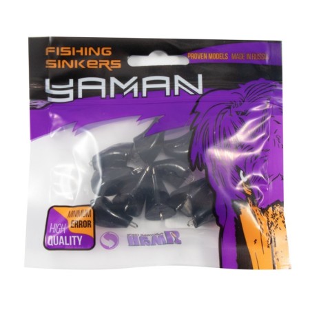 Cargo of a bullet ekescentric stained collapsible Yaman 10 pcs., 20 g, black-4
