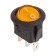 Round key 12V 20A (3C) On-OFF yellow with backlight (RWB-214) Rexant