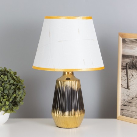 Table lamp "Carmen" 1x40W E14 black/gold 24x24x40cm