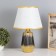 Table lamp "Carmen" 1x40W E14 black/gold 24x24x40cm