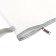 Lightning folder with a4 format, with a pen, water-repellent, 350 md, gray