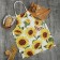Apron Ethel "Sunflower" 60 x80cm, 100% p/e