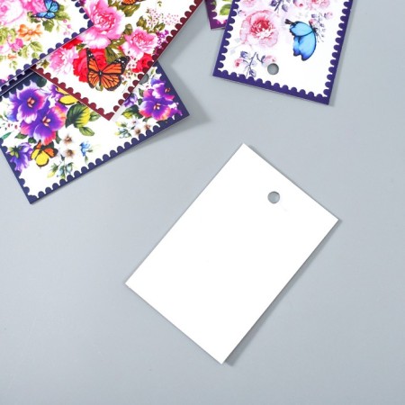 Cardboard "brand" set 10 pcs (5 types) 4x6 cm-3