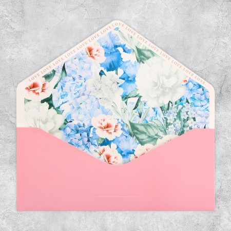 Gift envelope "For You", software touch, embossing, 19 × 9.2 cm-3