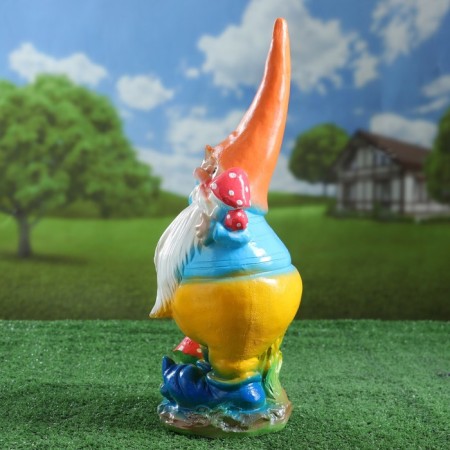 Garden figure "Dwarf with a mushroom" 44x16x16cm mix-6