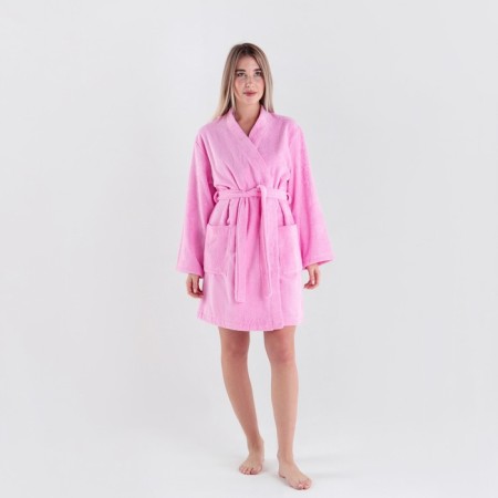 Tainted female robe, "best mom in the world" size 50-52, pink-3